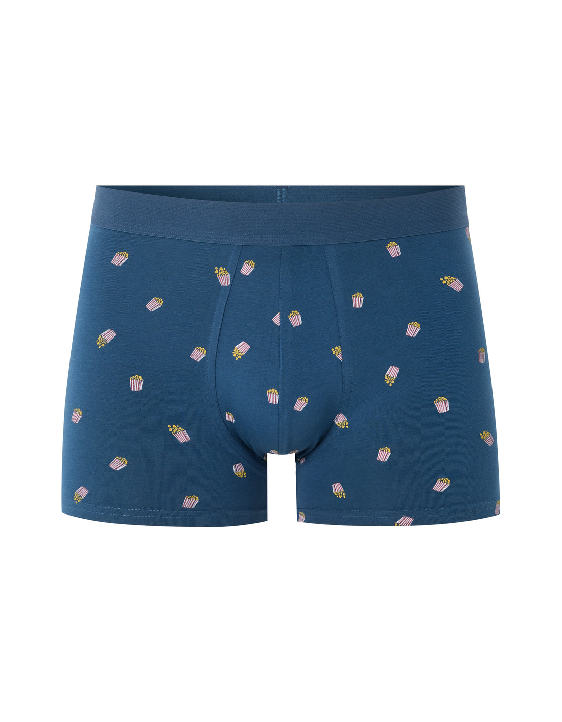 Celio Blue popcorn print boxer shorts - Blue