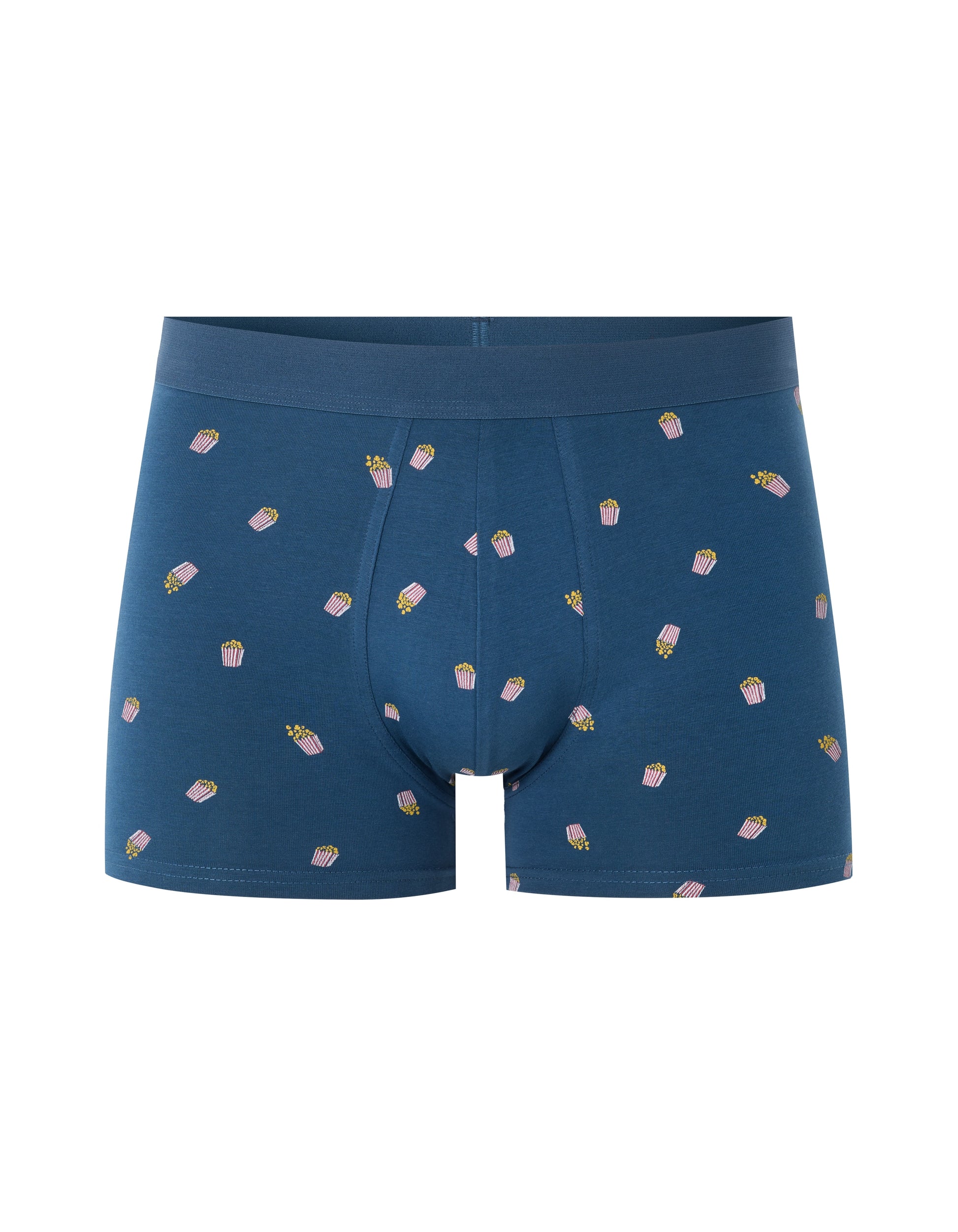Celio Blue popcorn print boxer shorts - Blue