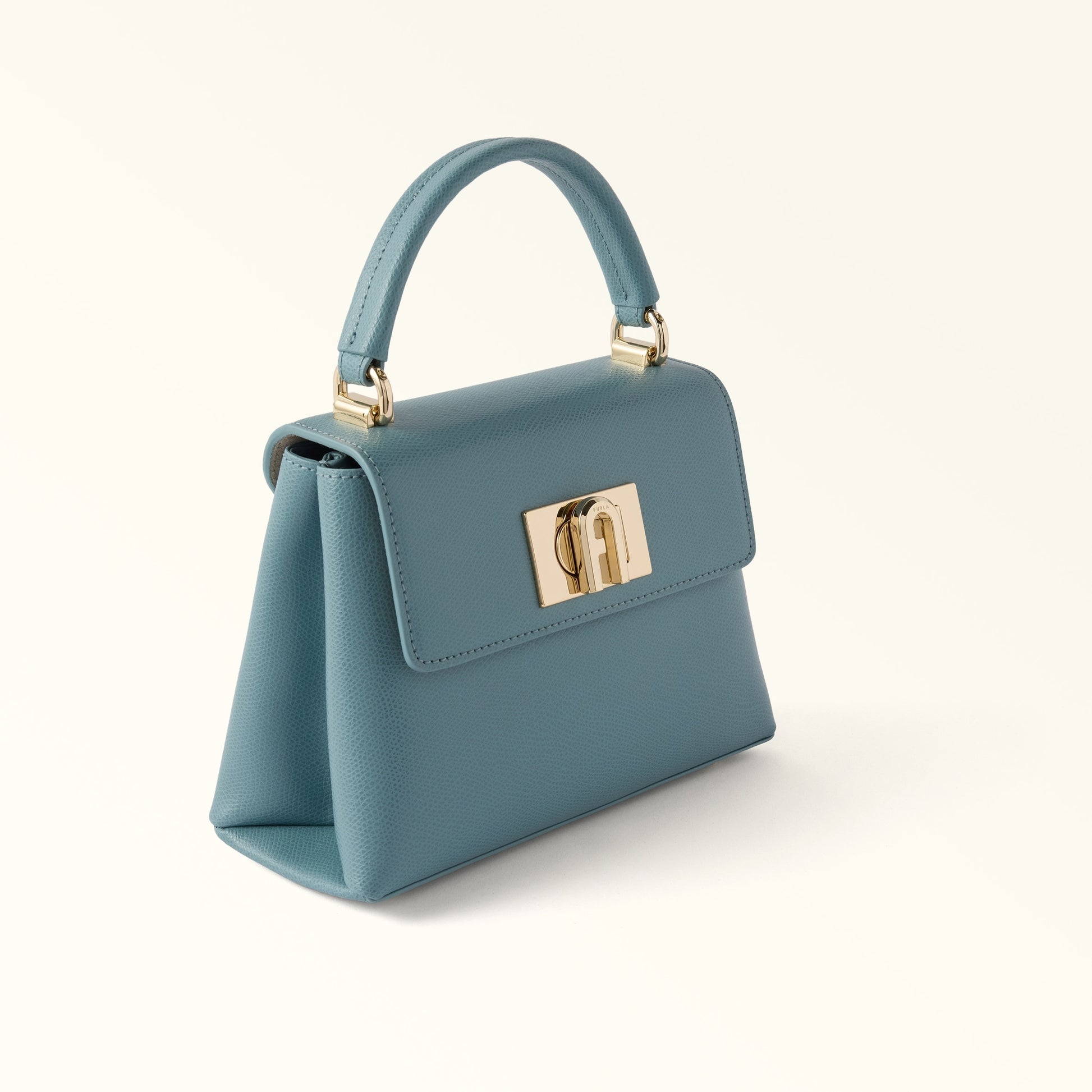 Furla 1927 Mini Top Handle in Blue - Bags 