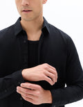 Black Long Sleeves Shirt for Men