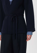 Gaya cardigan in navy wool by Tara Jarmon