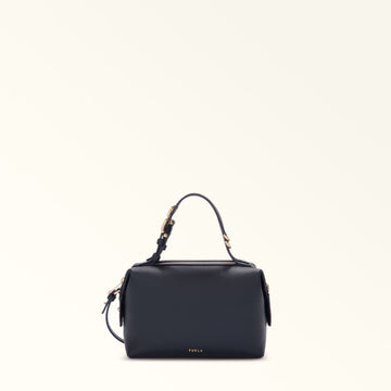 Furla Double Xl Boston  Bag In Leather