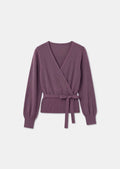 Gabbie cardigan in purple wool by Tara Jarmon