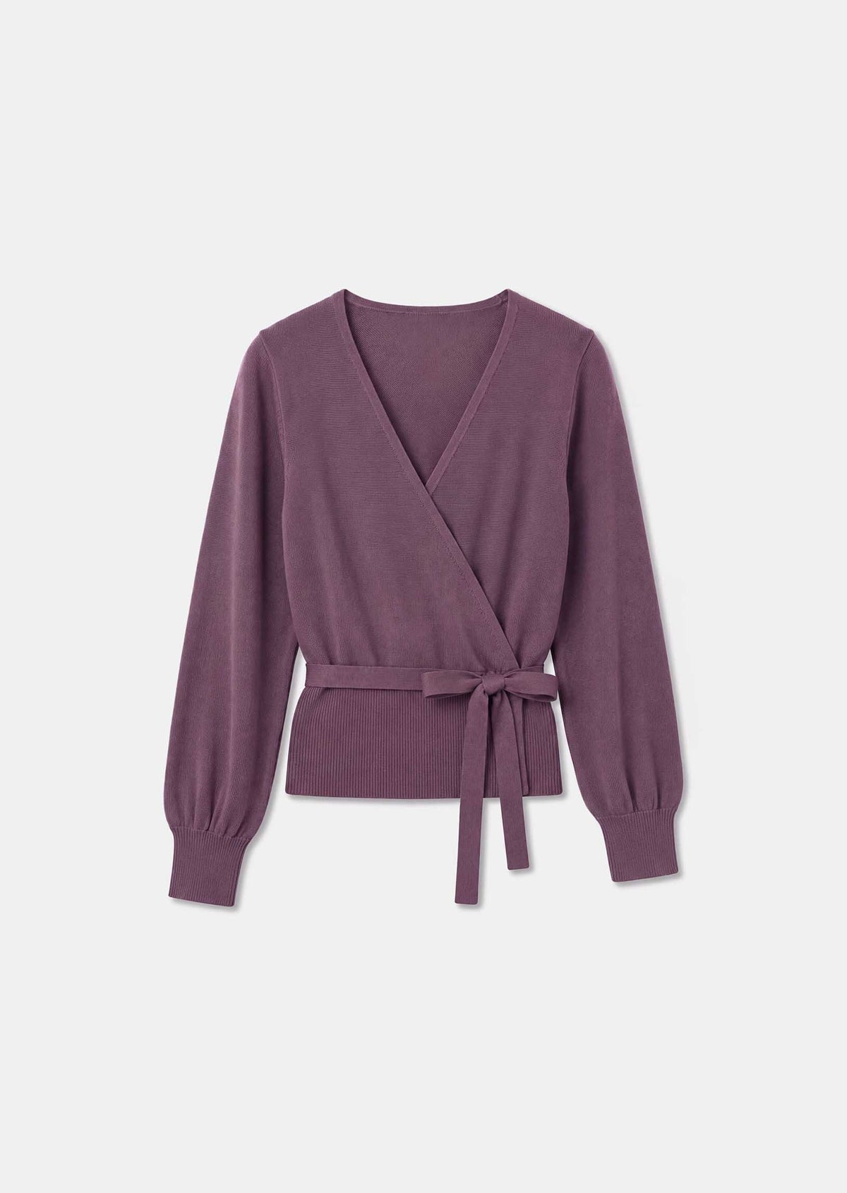Gabbie cardigan in purple wool by Tara Jarmon