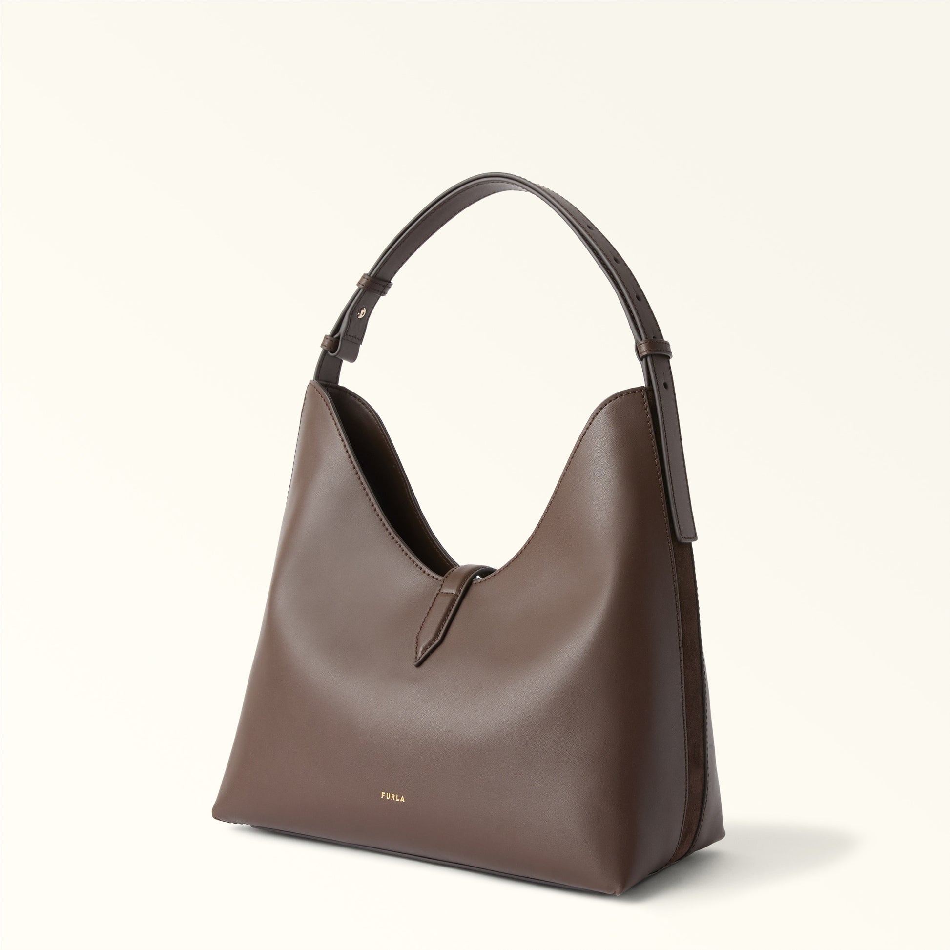 Furla Goccia M Hobo in Brown - Bags 