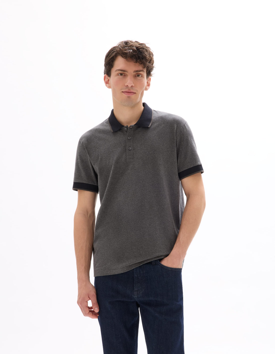 anthra mel Short sleeves Polo