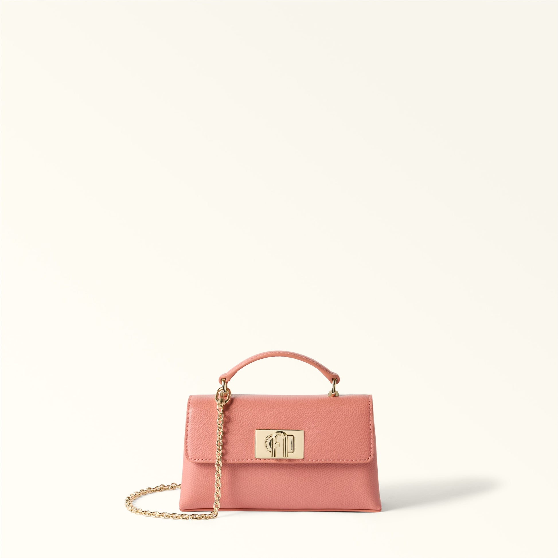Furla 1927 Mini Crossbody Top Handle in Pink - Bags 