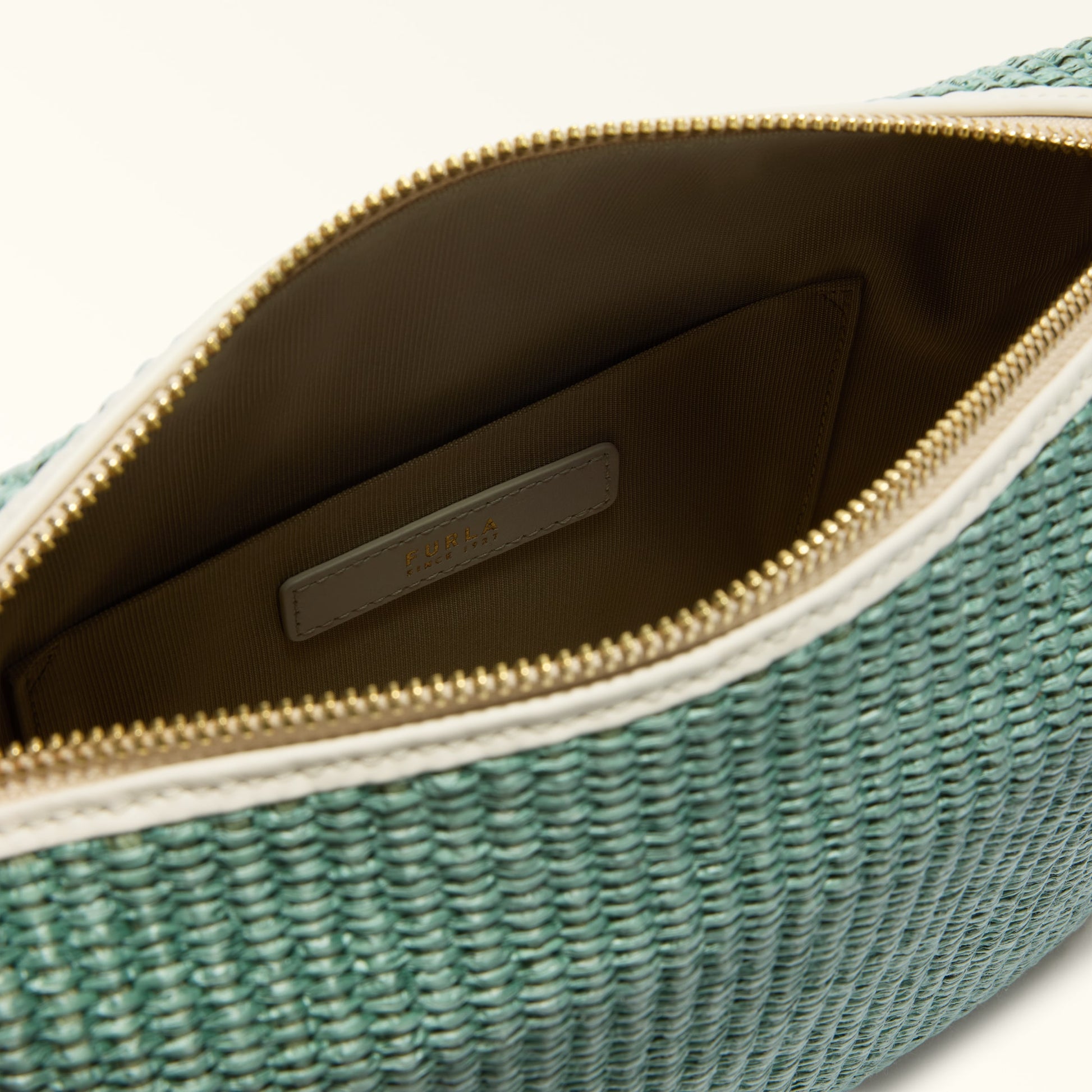 Furla Tonie Mini Hobo in Green - Bags 
