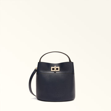 Furla Amelia Mini Bucket Bag in Blue - Bags 