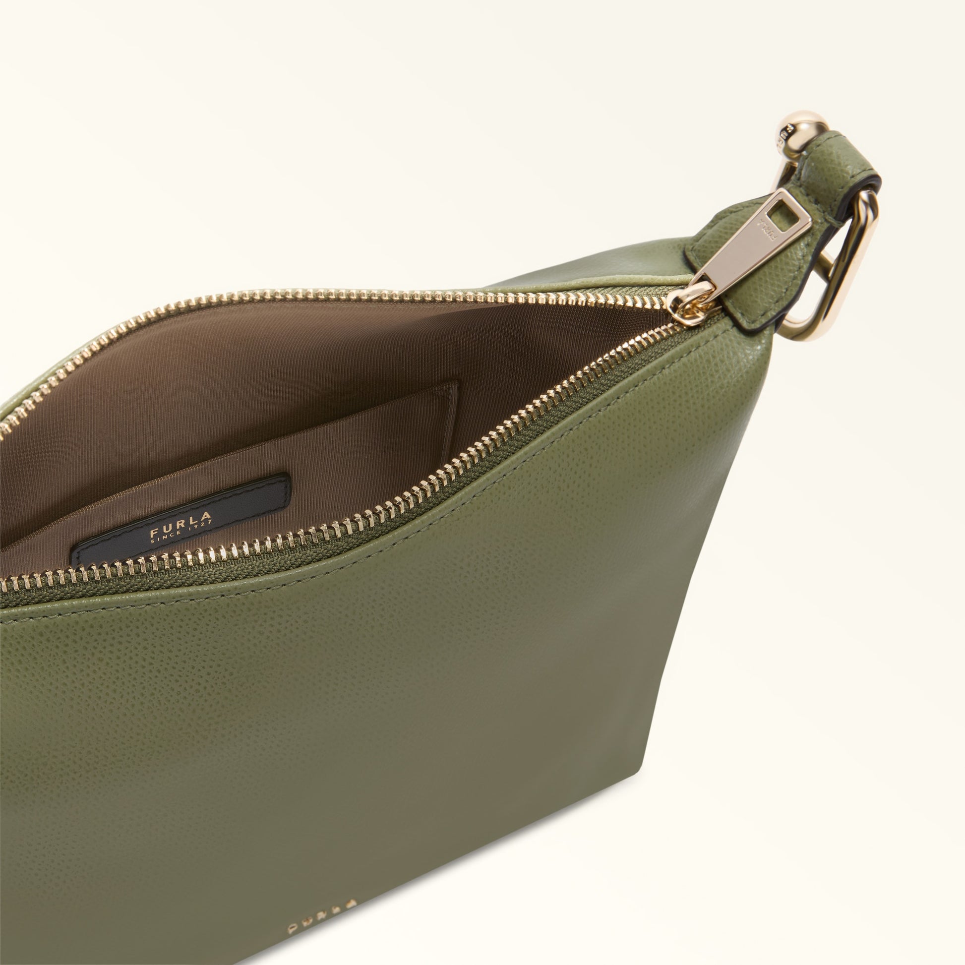 Furla Tonie Mini Hobo Bag In Leather