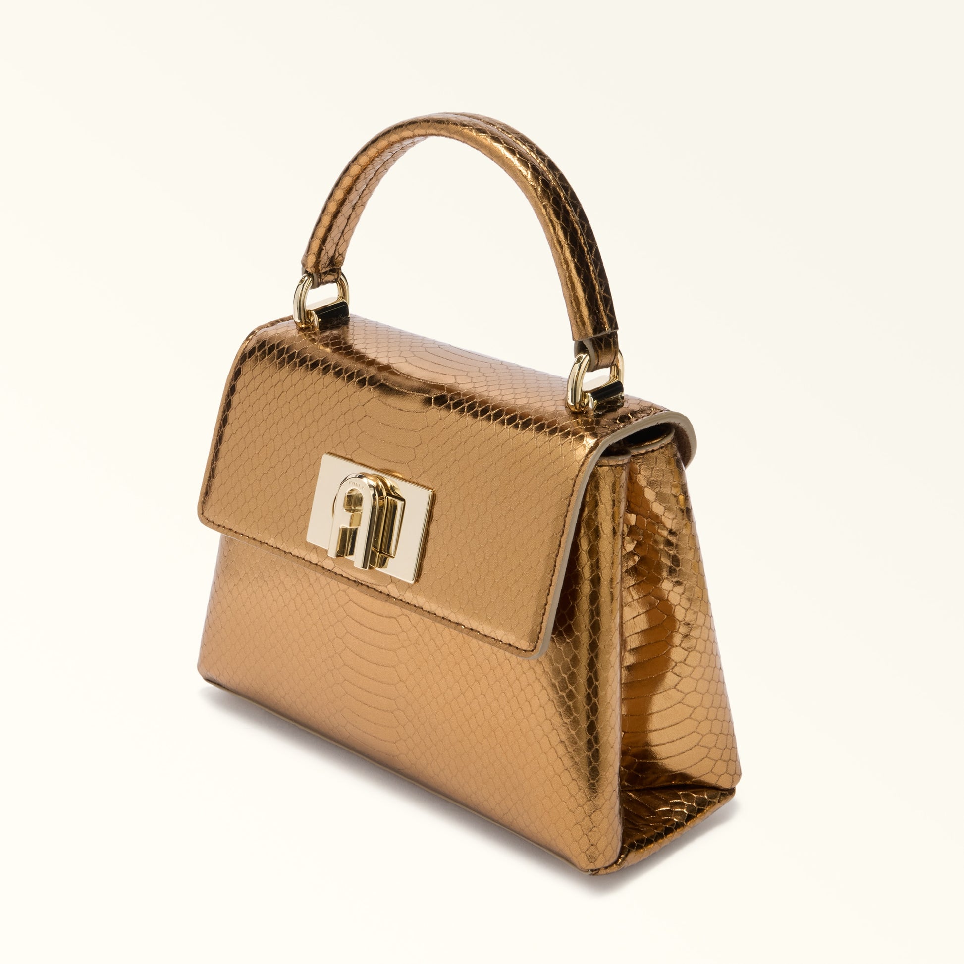 Furla 1927 Mini Top Handle Bag In Leather