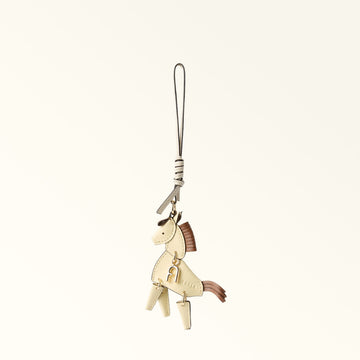 Furla Allegra Horse Charm in White - Charms 