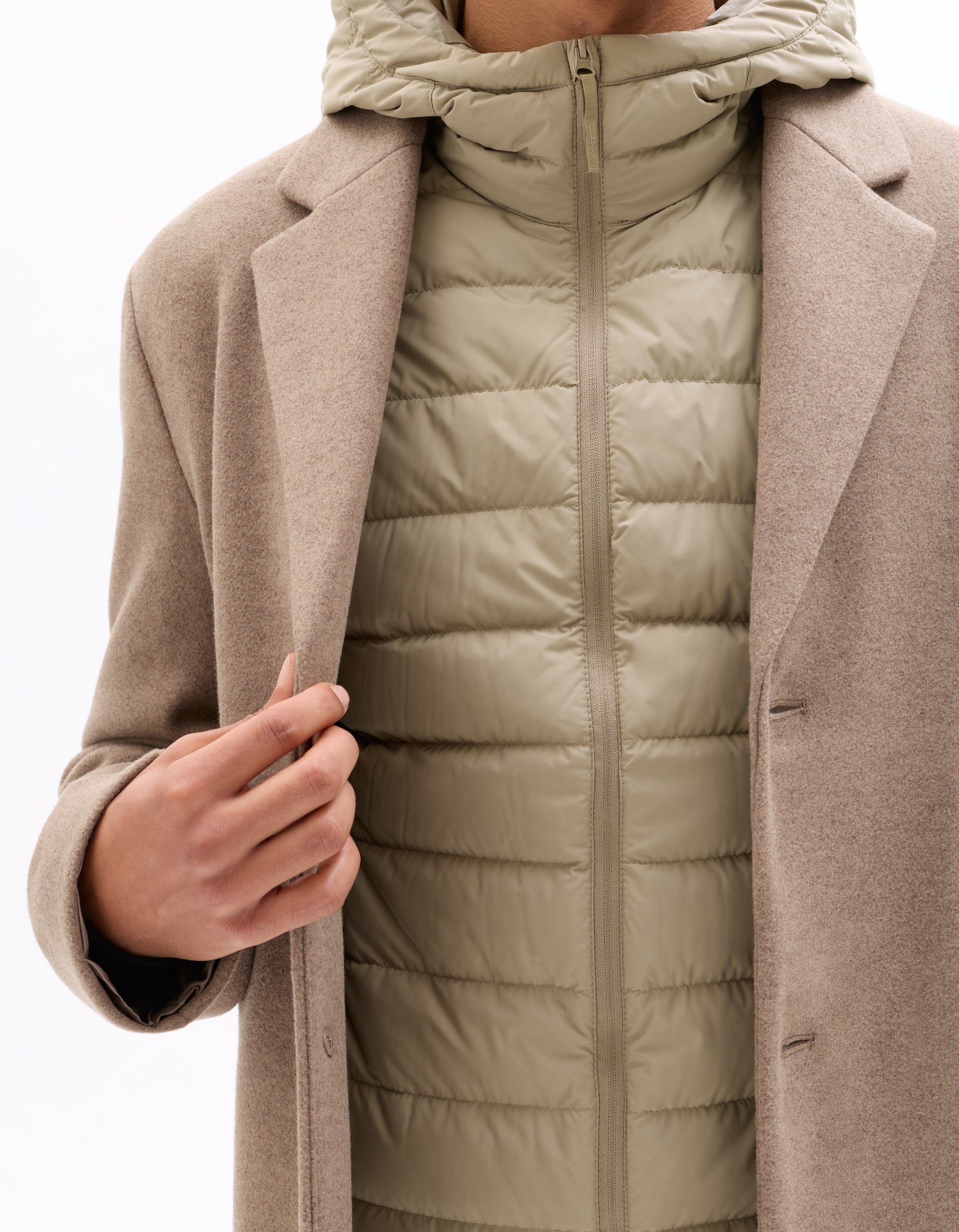 Beige Puffy Jacket - Celio Lebanon