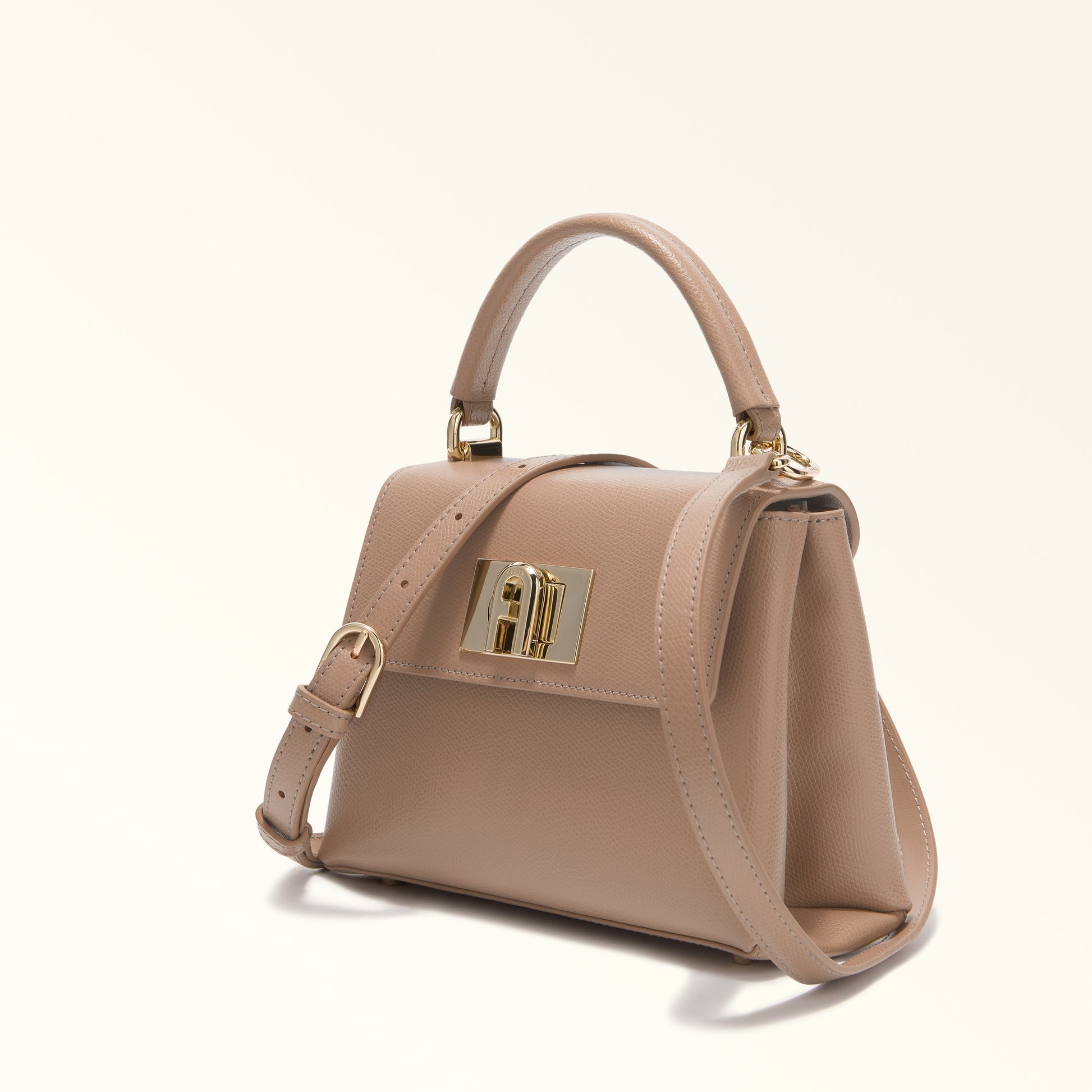 Furla 1927 Mini Top Handle Bag In Leather