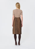 Jaden  hazelnut skirt for women