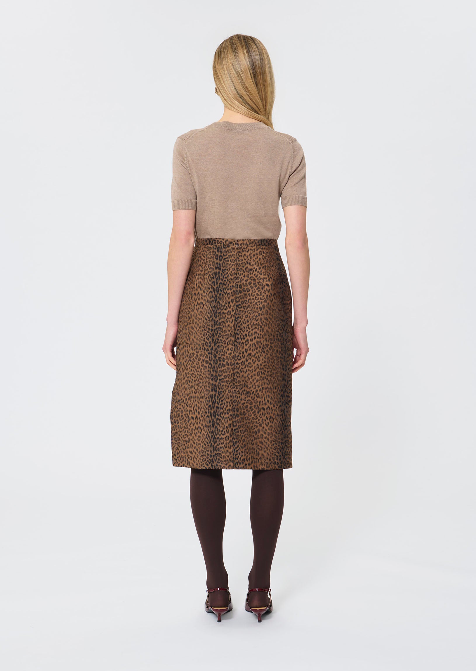 Jaden  hazelnut skirt for women