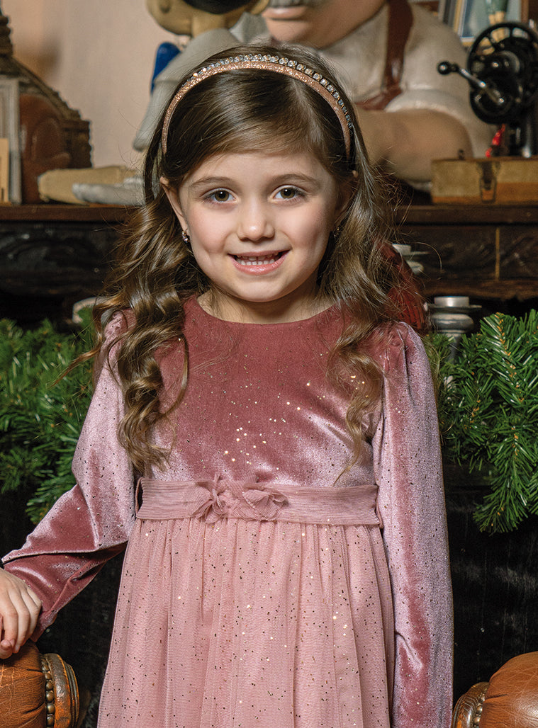 Girl Dress - Pearl Pink