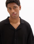 Celio Cotton Short-Sleeved Polo - Black