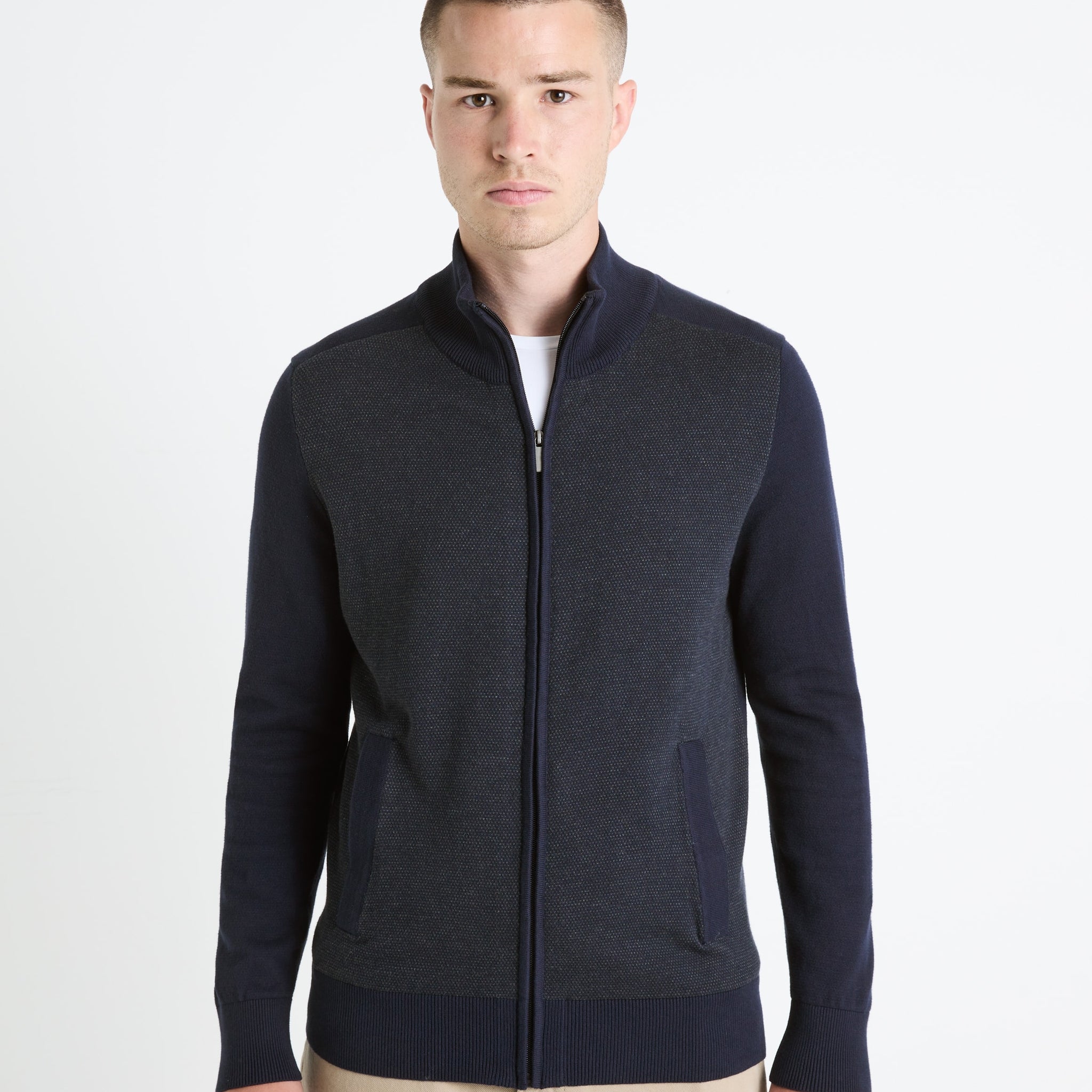FEGILLOU NAVY CARDIGAN - Celio lebanon