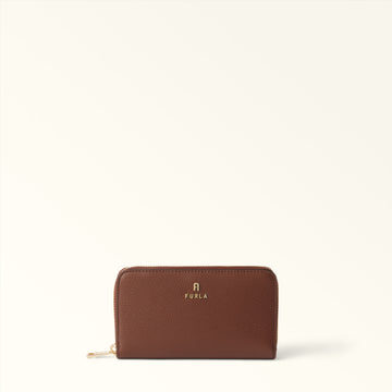 Furla Camelia M Zip Around Slim in Brown - Wallets 