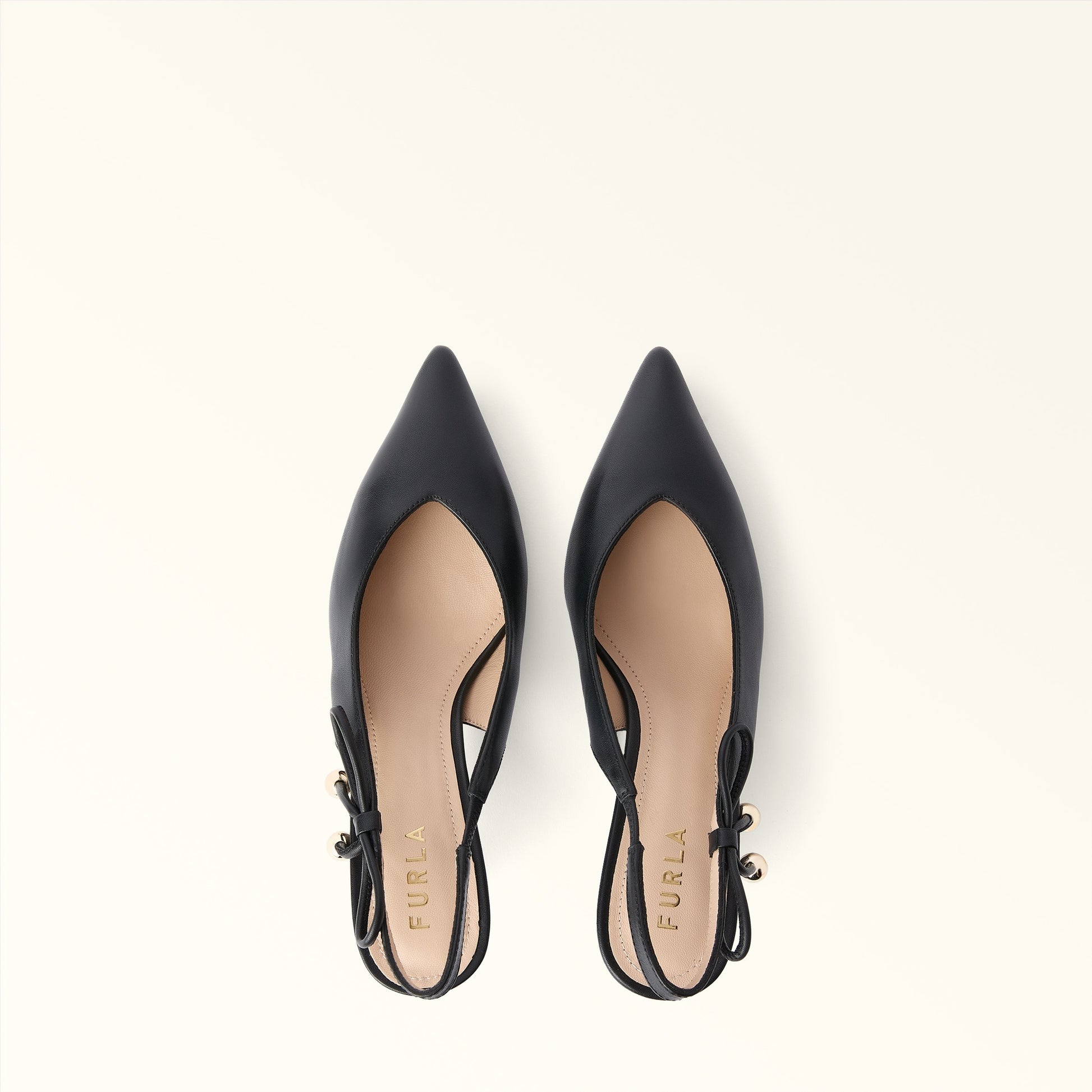 Furla Poppy Slingback T.50 in Black - Shoes 