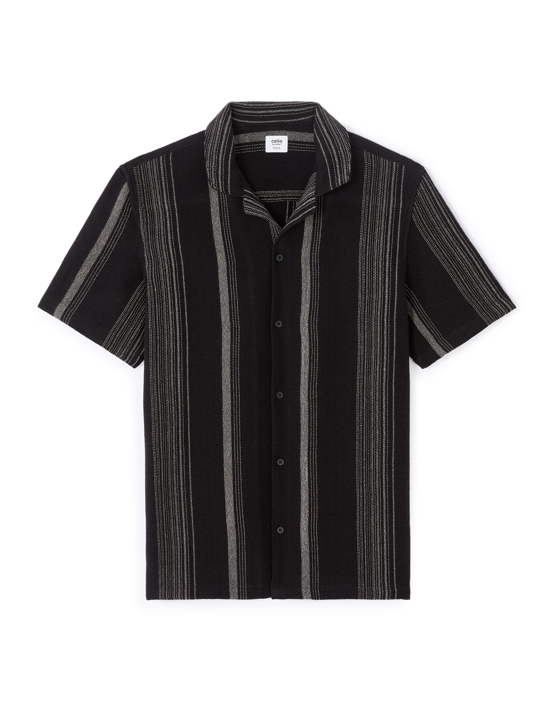 Black Short Sleeves Shirt - Celio Lebanon