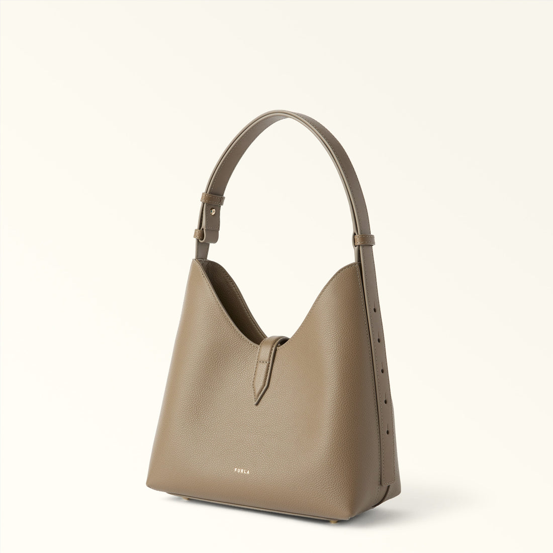 Furla Goccia S Hobo in Grey - Bags 