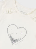 T-shirt with sequins for girls Energiers