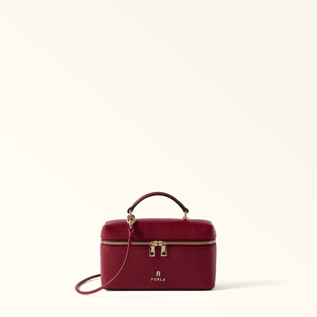 Furla Camelia Micro Vanity Case Crossbody in Red - Bags 