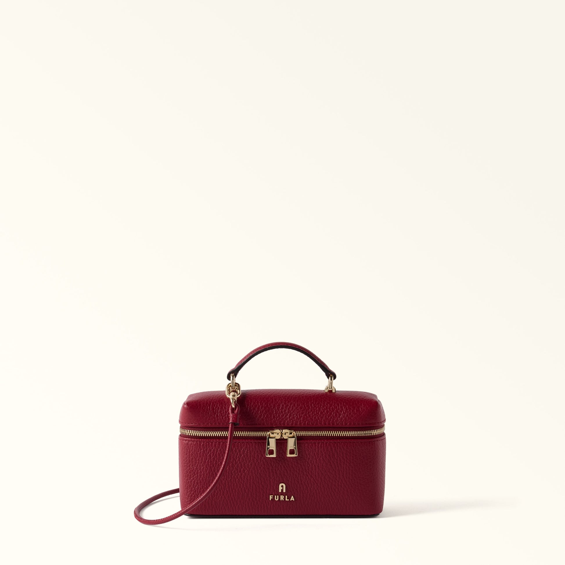 Furla Camelia Micro Vanity Case Crossbody in Red - Bags 