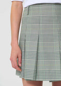 skirt in dark green Prince of Wales check