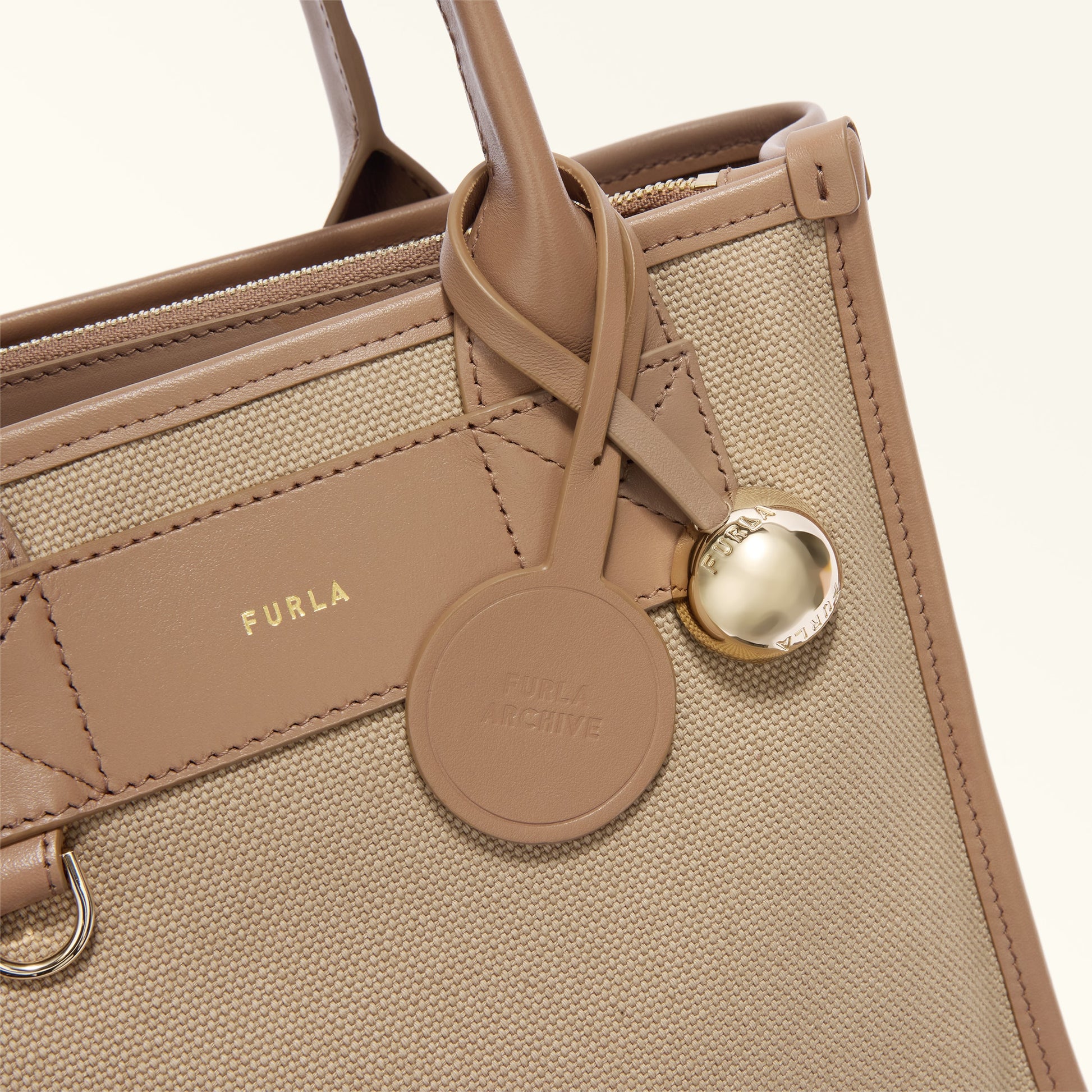 Furla Divide It S Tote in Brown - Bags 
