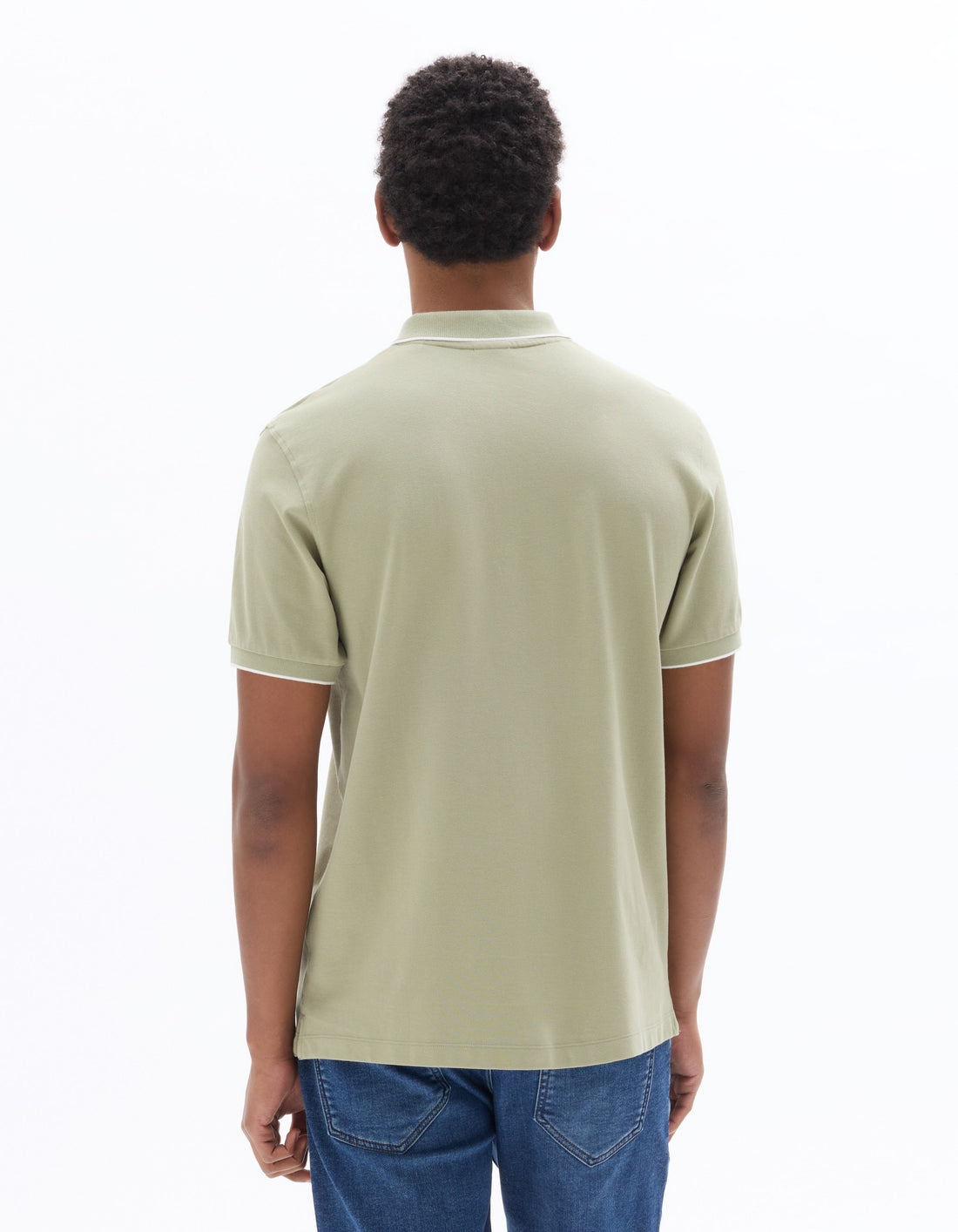 Regular Fit 100% Cotton pique Polo Celio