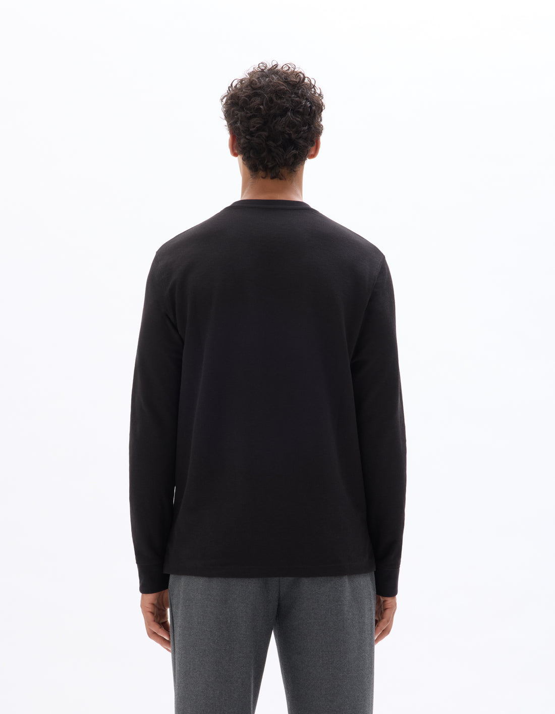 Black Long Sleeves Tshirt - Celio Lebanon