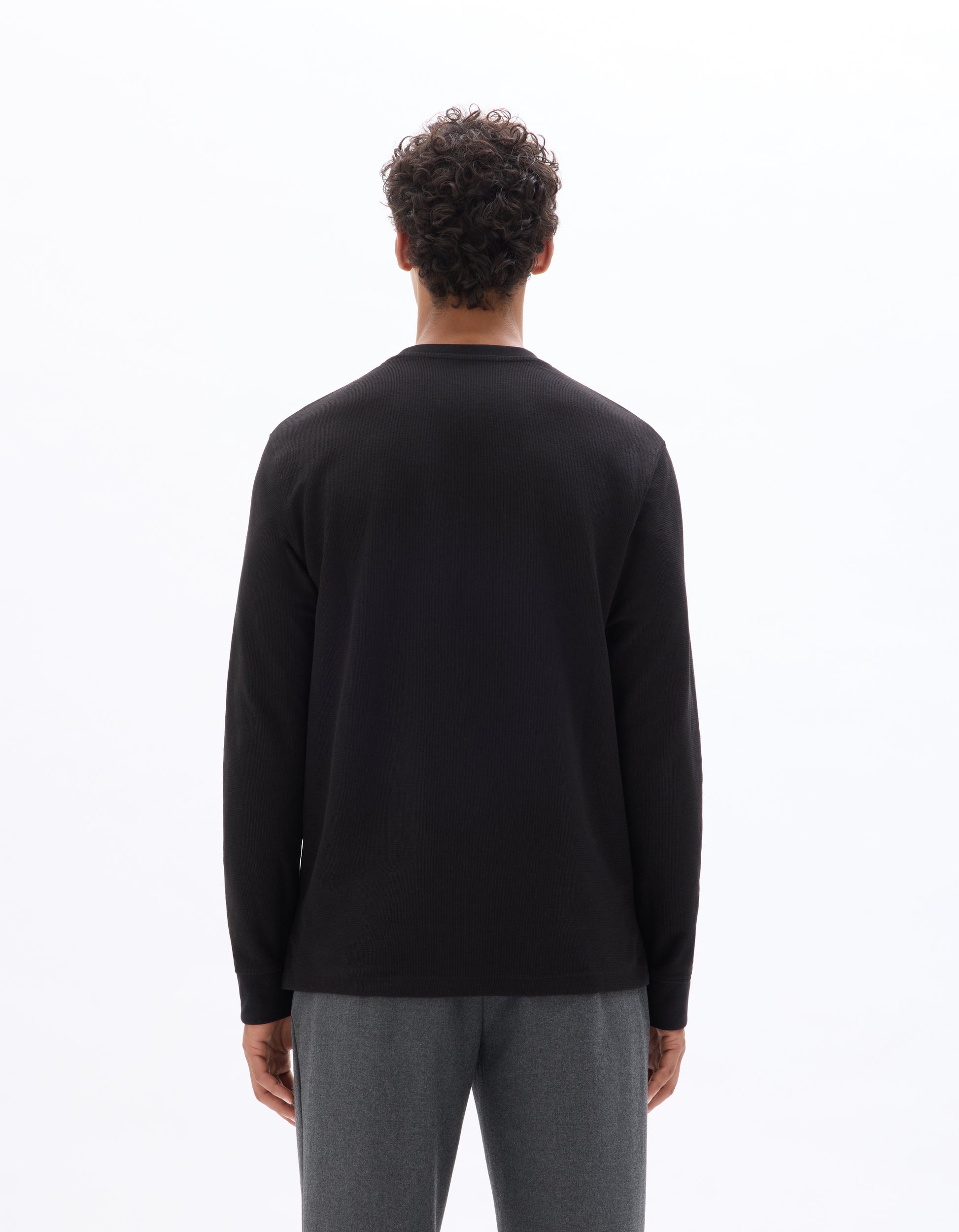 Black Long Sleeves Tshirt - Celio Lebanon