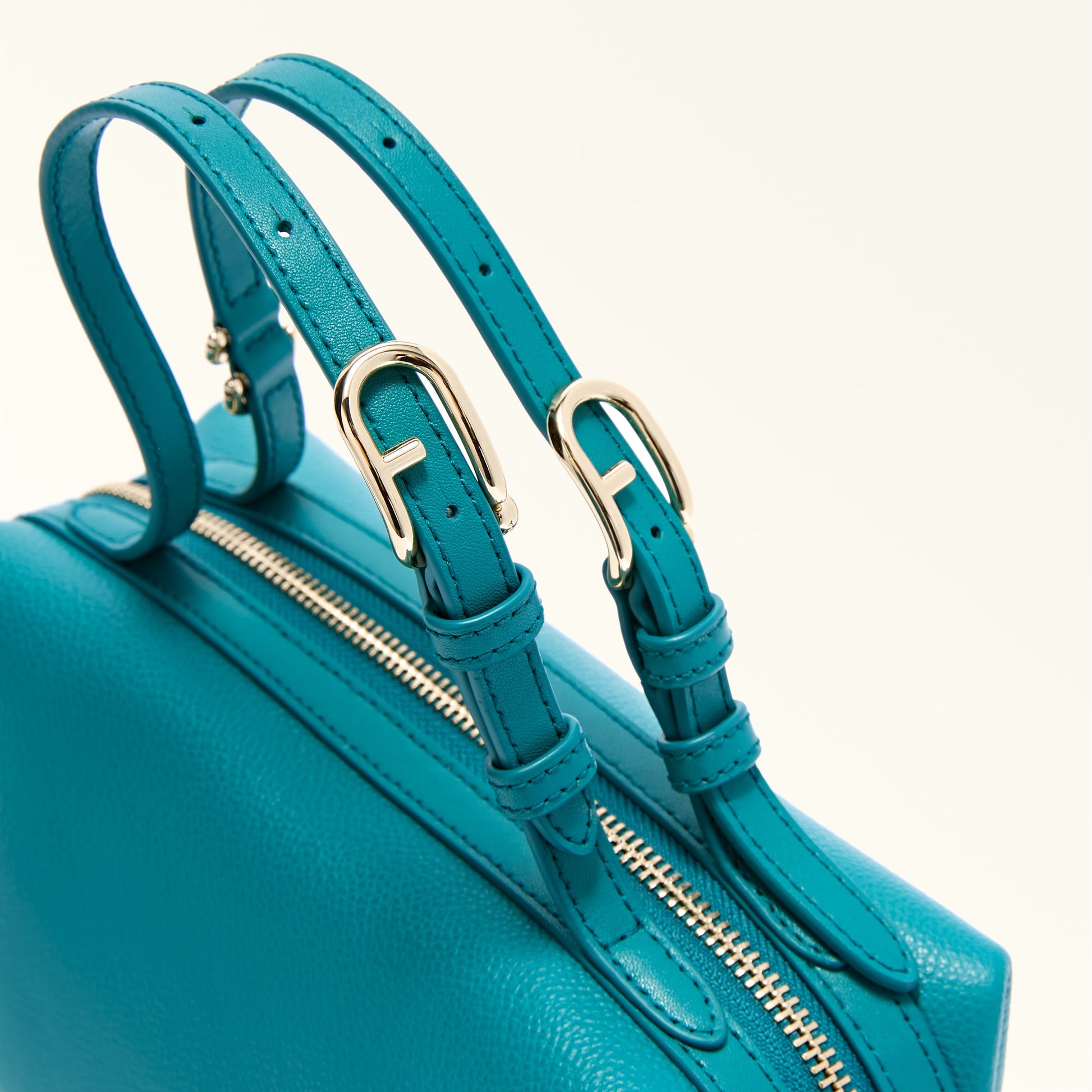 Furla Double Xl Boston  Bag In Leather