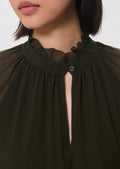 Romana dress in khaki by Tara Jarmon