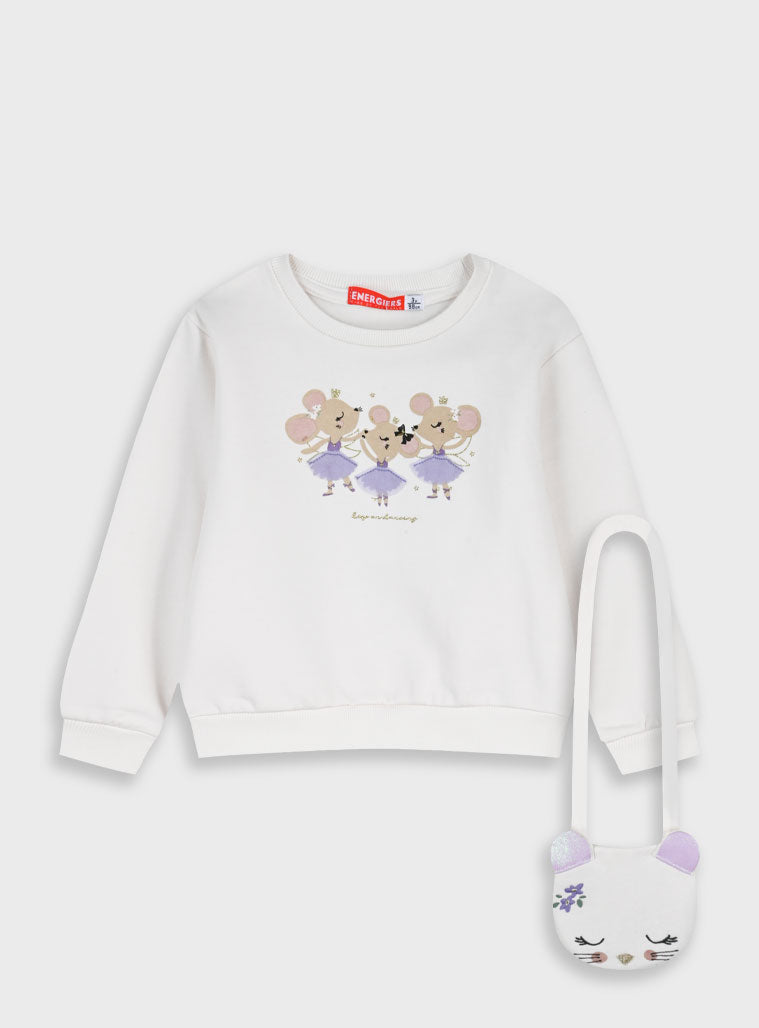 Children's Offwhite Blouse For Girl