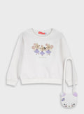 Children's Offwhite Blouse For Girl