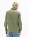 Green Long Sleeves Shirt for Men