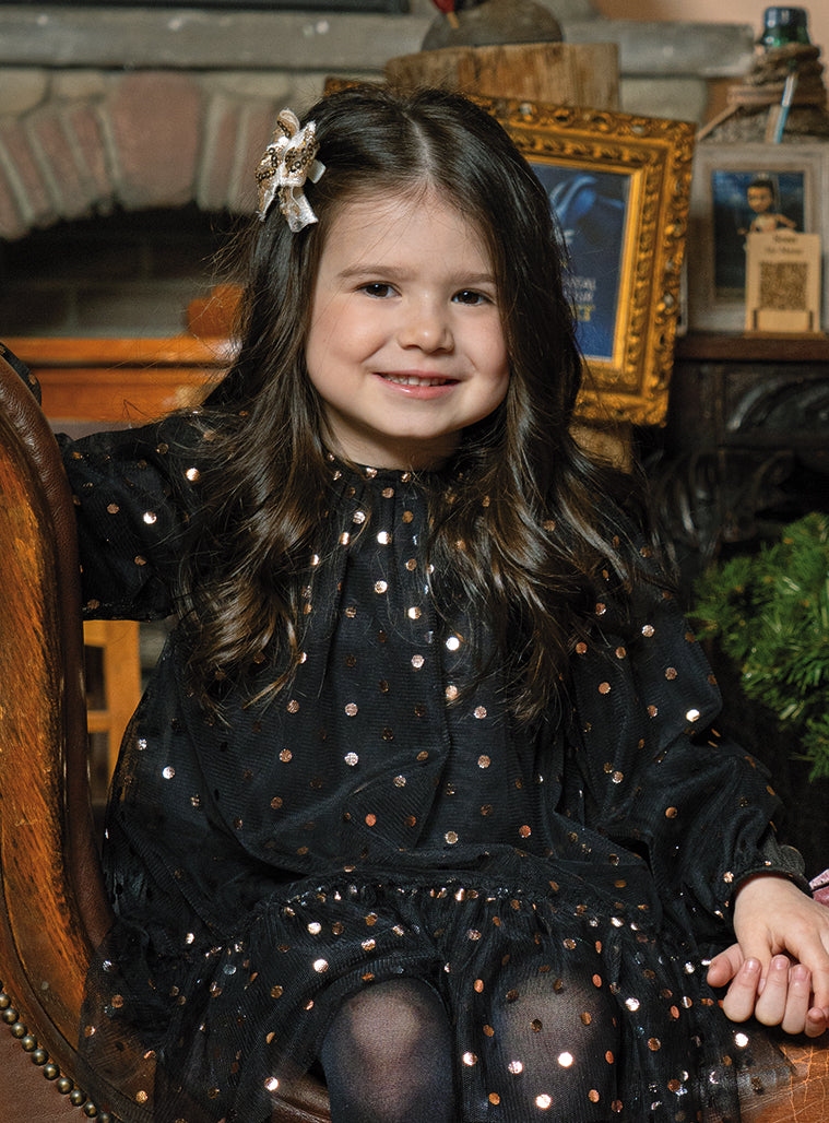 Girl Dress - Dotted Print