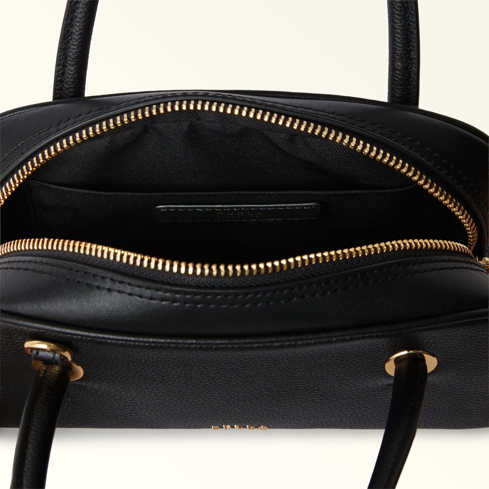 Furla Poppy Mini Dome in Black - Bags 