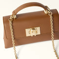 Furla 1927 Mini Crossbody Top Handle in Brown - Bags 