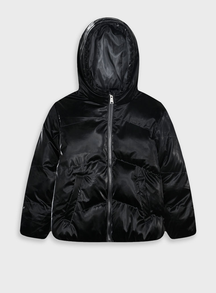 Children's Black Outdoor Clothing Or Coat For Girl