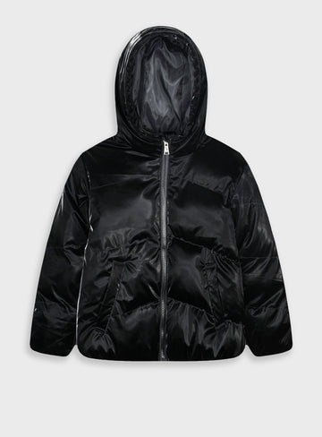 Children's Black Outdoor Clothing Or Coat For Girl