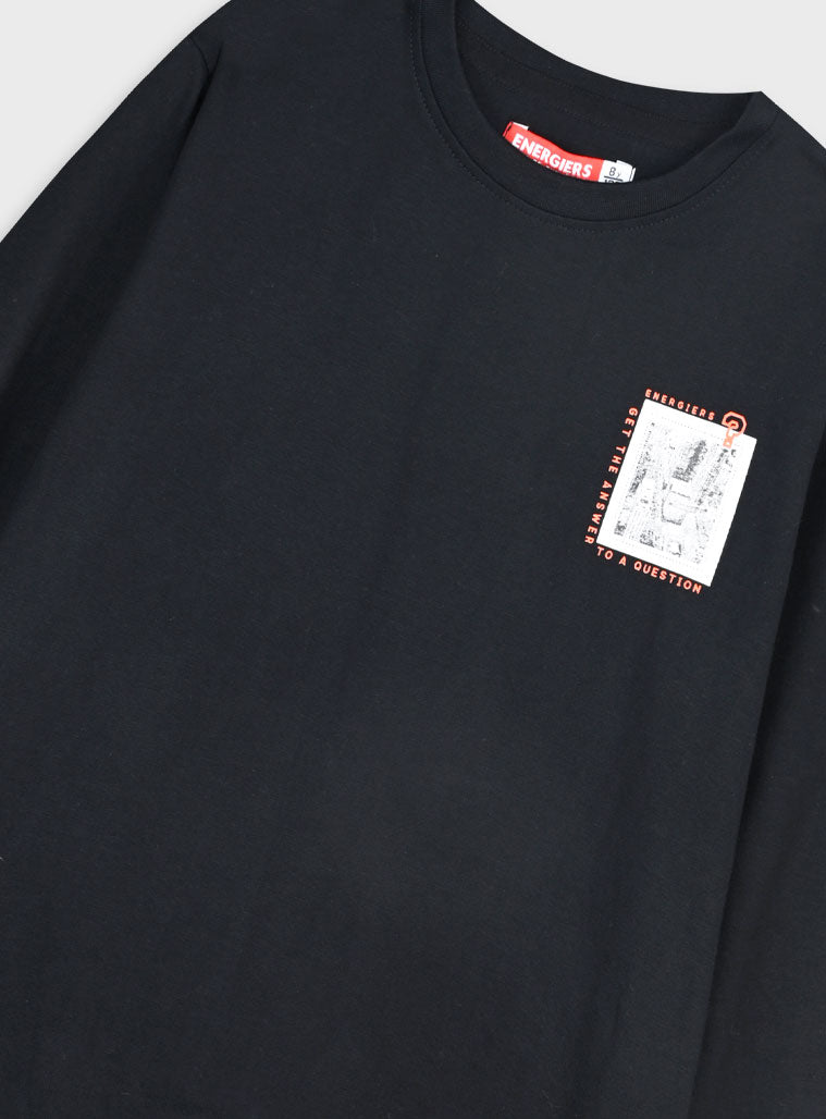 Children's Black Blouse For Boy