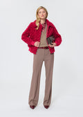 Bianca  garnet faux fur for women