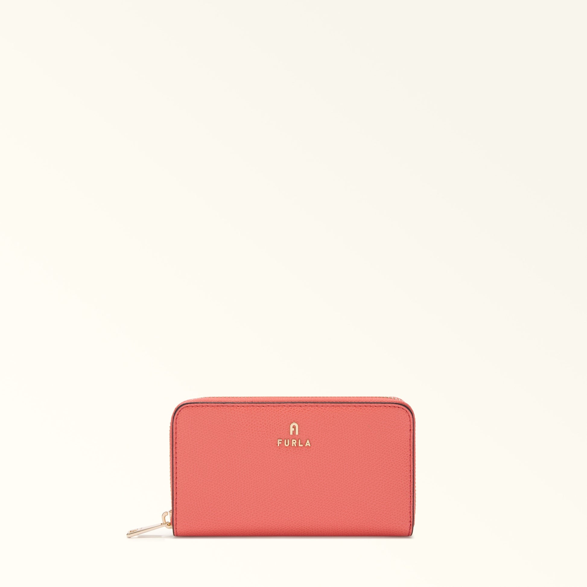Furla Camelia M Zip Around Slim in White - Wallets 