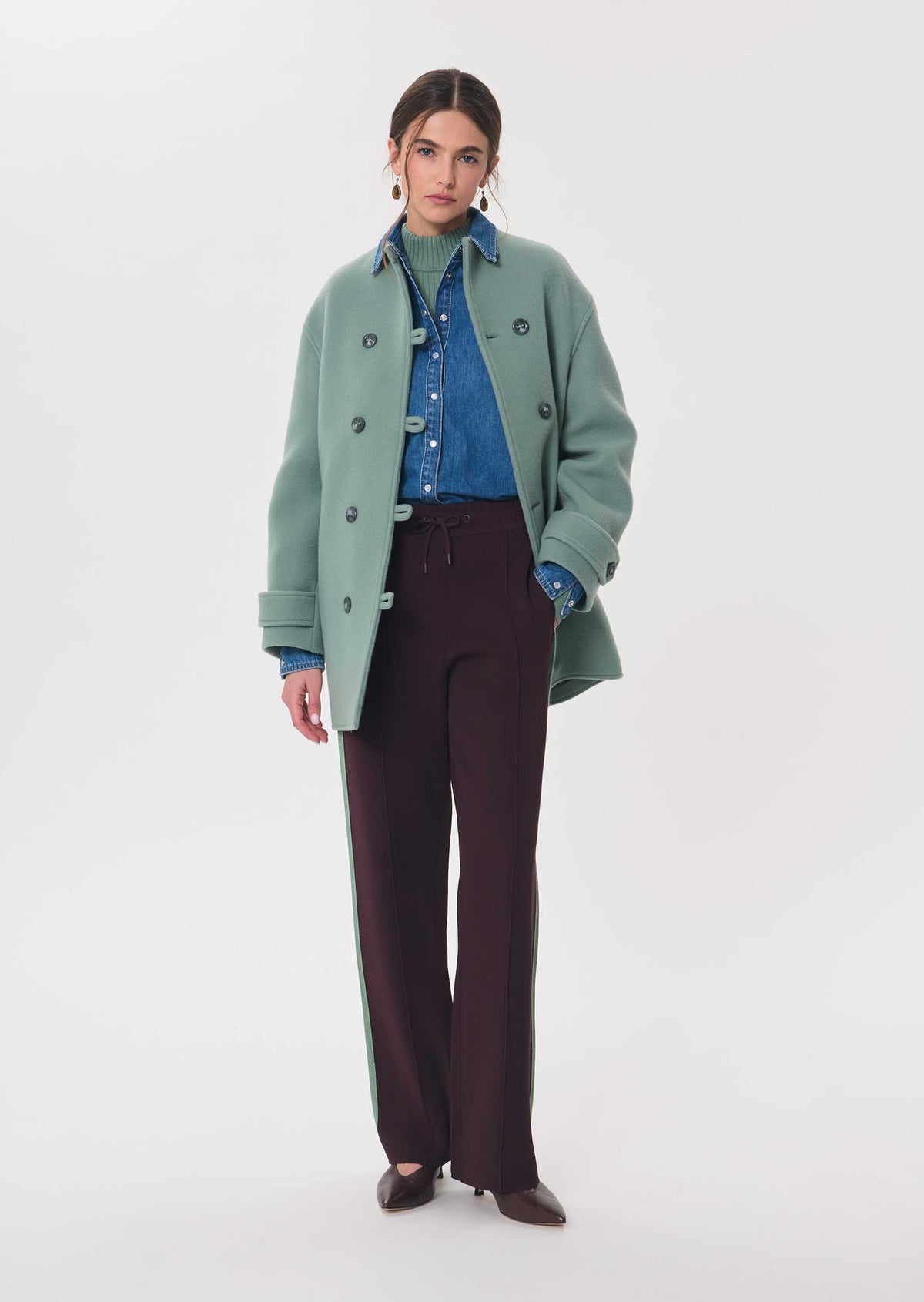 Maurice coat in green by Tara Jarmon