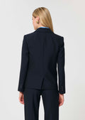 jacket in ecru powder-grain canvas